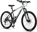 AVASTA Earth 26 27.5 inch VTT avec 21-Speed, Cadre en aluminium, Double disque frein, Confortable Saddle, Couleurs multiples
