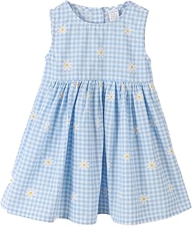 LC WAIKIKI Plaid Daisy Patterned Baby Girl Dress