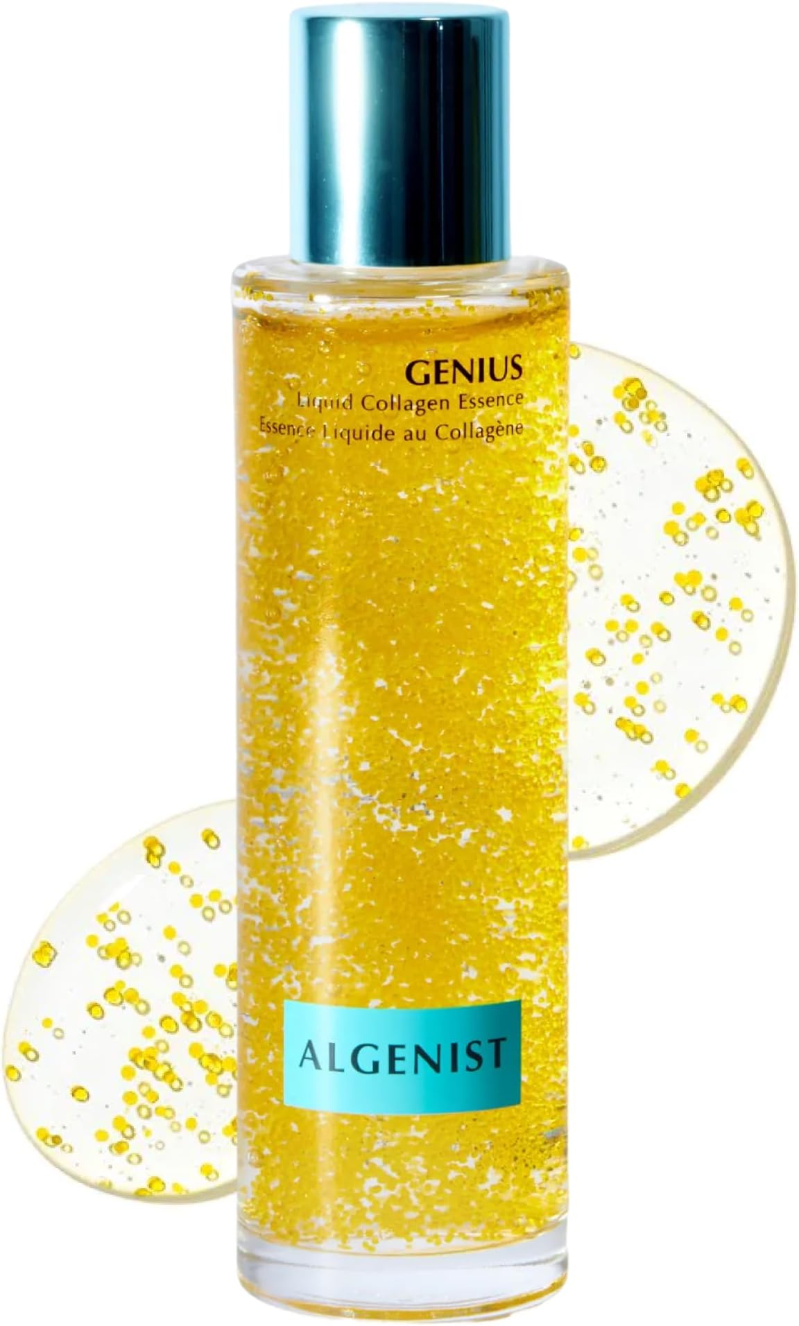 GENIUS Liquid Collagen Essence - Liquid Collagen Serum with Patented Alguronic Acid to Help Improve Skin Bounce, Elasticity & Radiance (100ml)