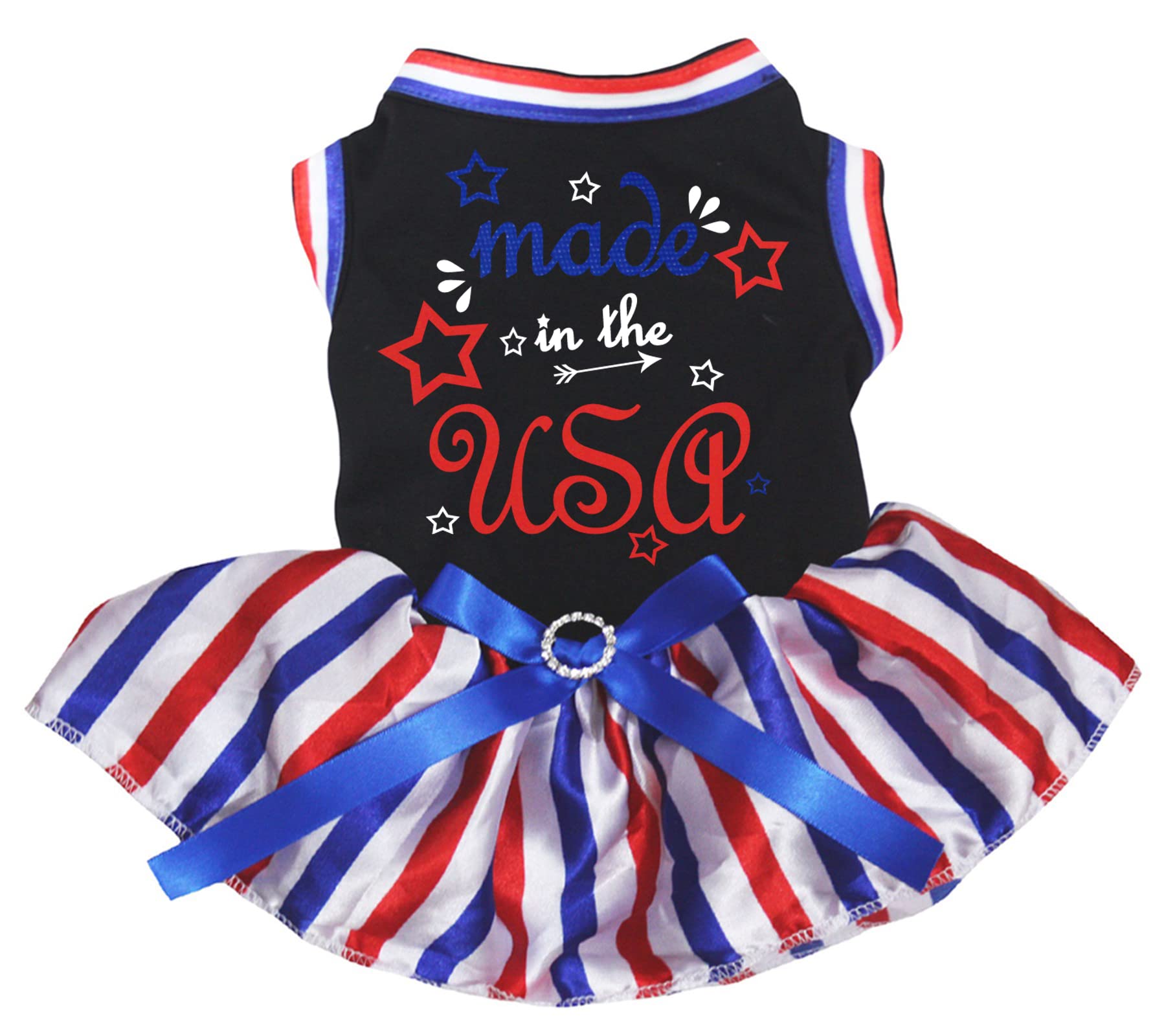 Robe pour chiot haut de gamme fabriquée aux USA en taille XS noir