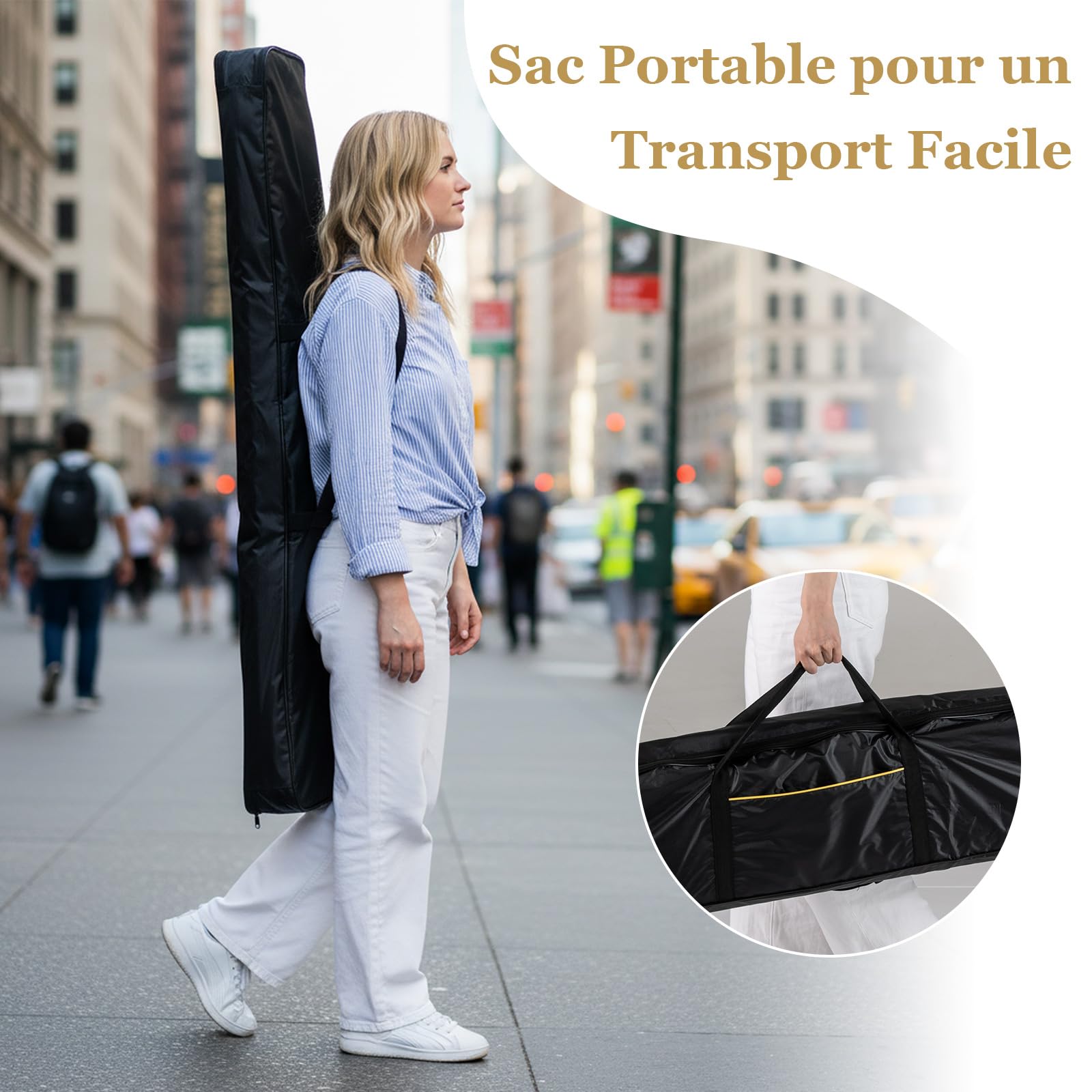 COSTWAY Piano Numérique 88 Touches avec Tabouret et Support Réglable, Clavier Piano Taille Complète avec Casque et Pupitre, 2 Haut-parleurs, Fonction MIDI, 128 Sons 128 Rythmes pour Débutants (Noir)