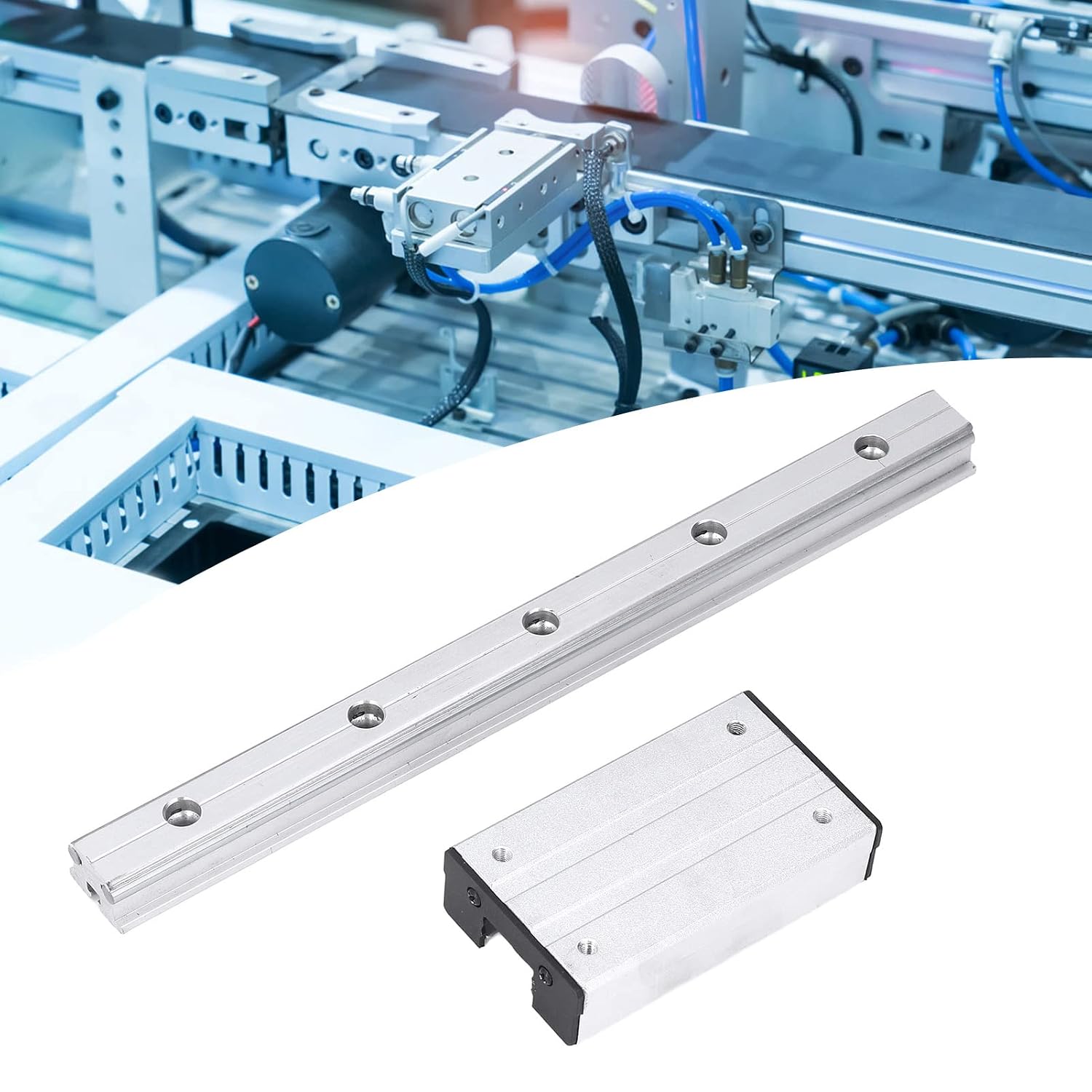 L Way with Exal Dual Axes Slider Slide Block 300mm LGD6, CNC, L Motion for CNC Macry, l and Aluum