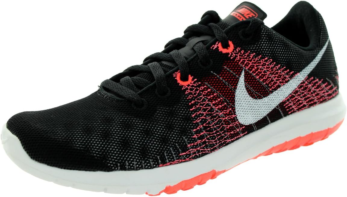 Nike Womens Flex Fury Black/White/Ht Lv/Brght Crmsn Running Shoe 9 Women US