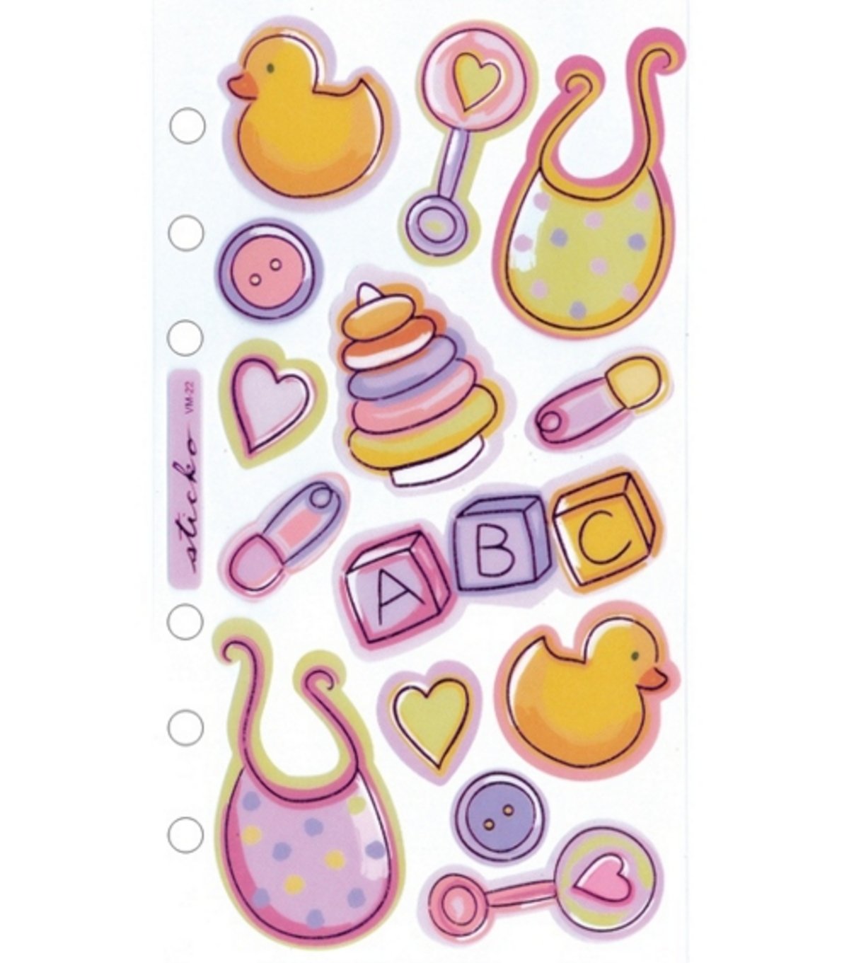 Sticko Vellum Stickers Baby Girl Amazon.in Home & Kitchen