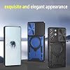 Funda compatible con ZTE Nubia Red Magic 10 Pro+, con cubierta deslizable para lente de cámara, compatible con ZTE Nubia Red Magic 10 Pro NX789J, Azul 3