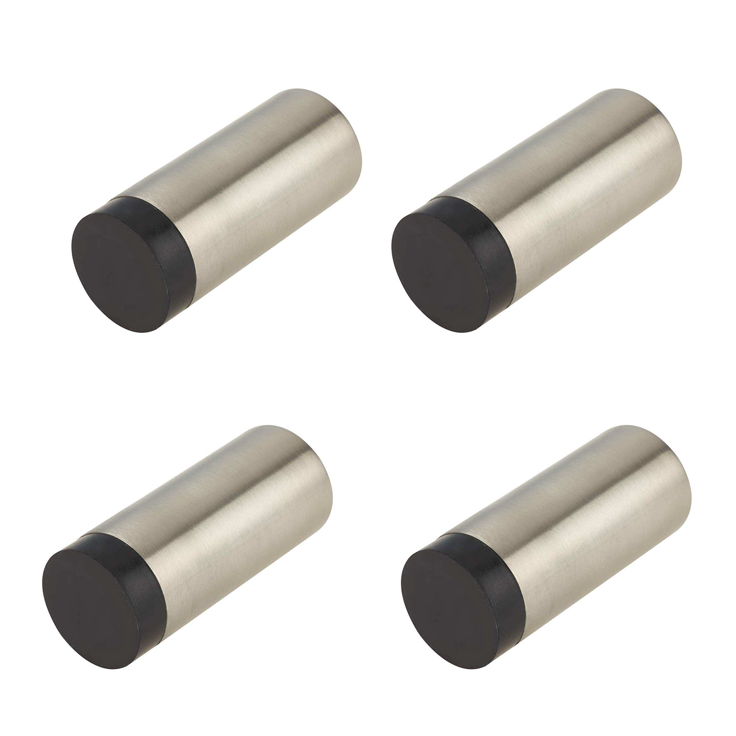 Eai Door Stop Wall Or Skirting Mounted Chunky Pattern Satin Stainless Steel 70Mm Projection (4)
