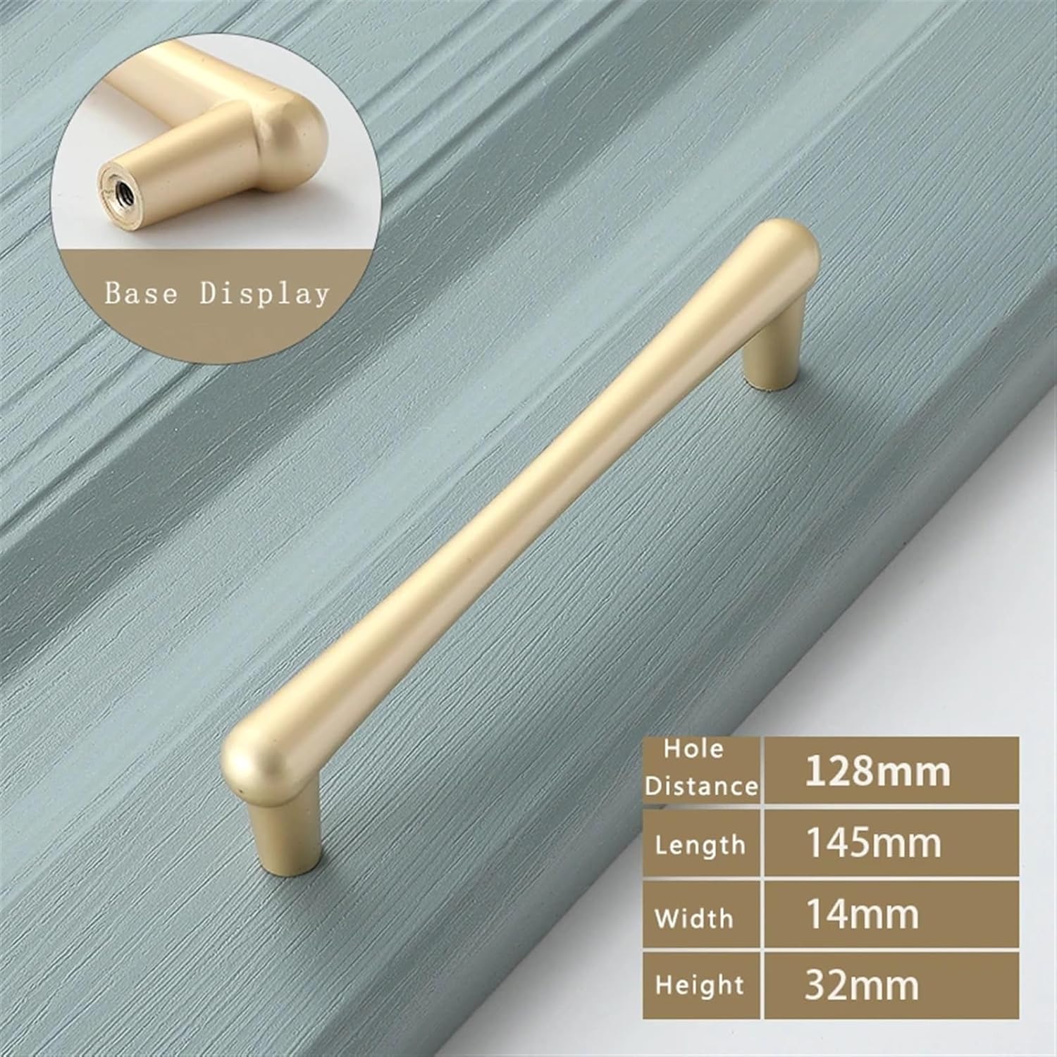 NALsa Cabinet Handles Drawer Knobs Gold Kitchen Handle Cupboard Door Pull Gray Furniture Handle Cabinet Hardware 1Pcs (Color : 6102-192 Gray)
