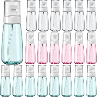 30 Pcs Spray Bottles 100 Ml/ 3.4 oz Empty Travel Spray Bottle Mini Leak Proof Fine Mist Spray Bottles Plastic Refillable Spray Bottle for Cosmetic Hair and Face Perfume, 3 Colors