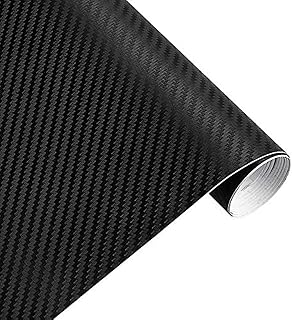 SKEIDO 30cmx127cm 3D Carbon Fiber Vinyl Car Wrap Sheet Roll Film Car stickers and Decals Motorcycle Car Styling Accessories Automobiles