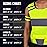 247 Viz Mesh Reflective Vest with Inside Pocket - High Visibility Reflective Running Gear Safety Vest Straps for Men, Women,Kids, for Night Running, Walking, & Cycling