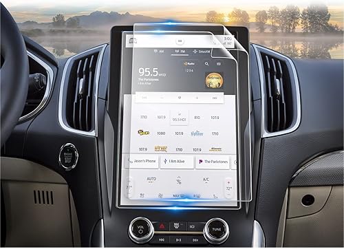 CDEFG Protector de pantalla para Ford Edge 2021, 2022, 2023 y 2024, 2 piezas, nanoláminas de 12 pulgadas, accesorios para pantalla táctil de Edge