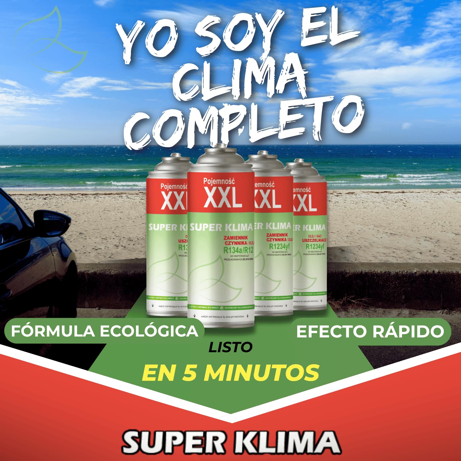 Mega pack kit aire acondicionado coche R1234yf con adaptador manómetros aire acondicionado