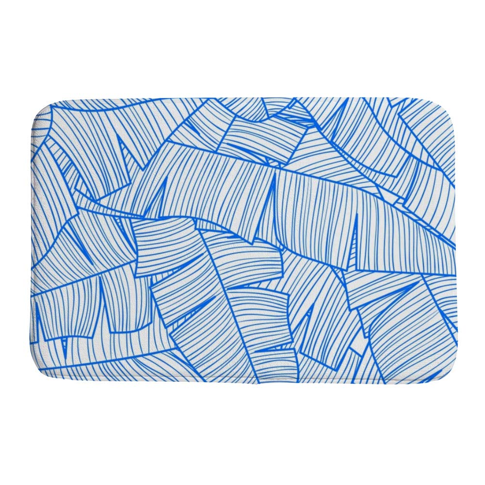 Tapis de bain feuilles de banane CHEHONG pour salon et cuisine