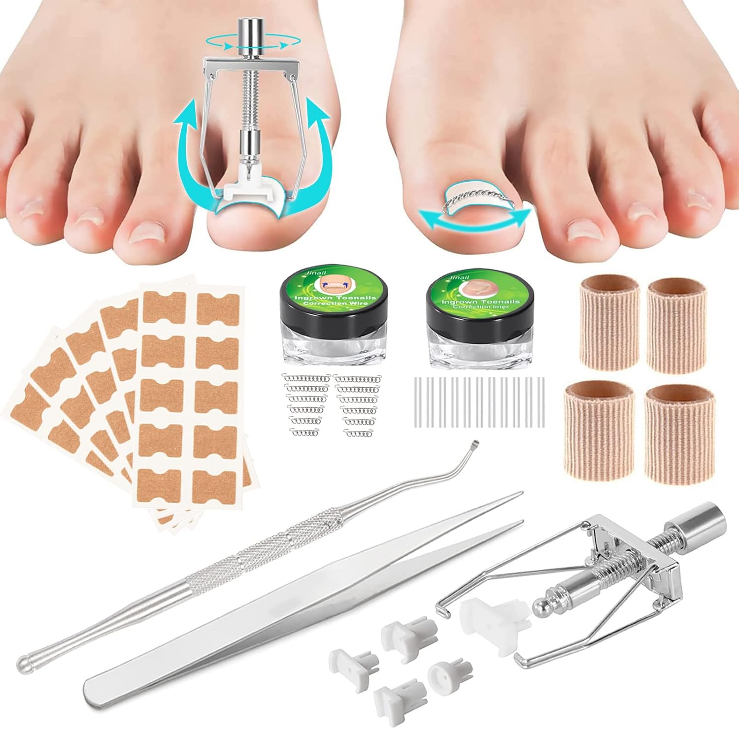 Ingrown Toenail Treâtment, Professional Ingrown Toenail Removal Kit, Including