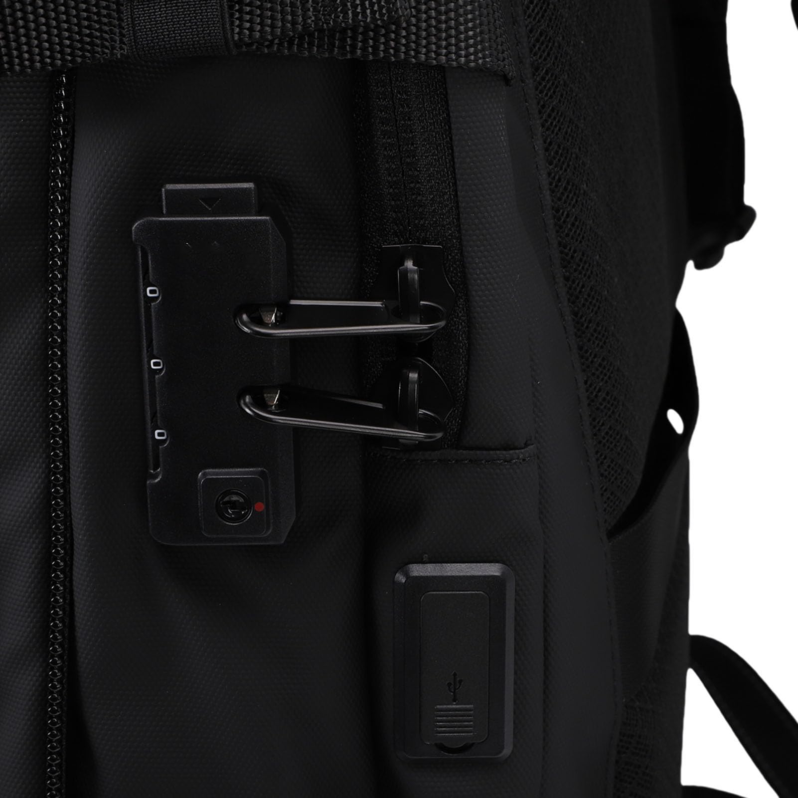 Sac à Dos à Joint Sous Vide, Système de Compression d'air Extensible de 60 L, Sac à Dos à Pompe à Vide USB intégré avec un Design Compact, Idéal pour les Voyages, les Voyages d'affaires et