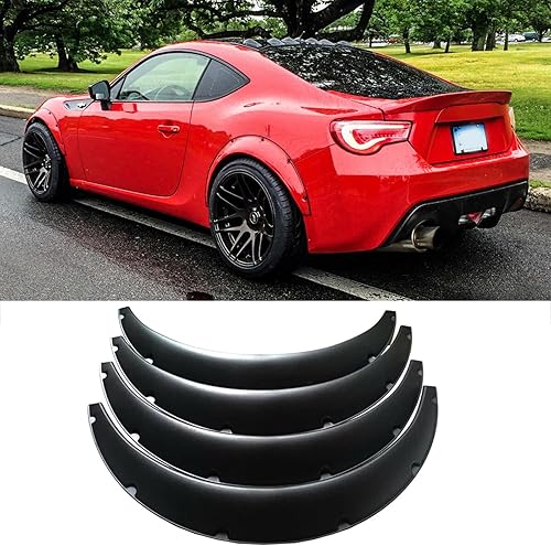 Rich Choices Juego de 4 guardabarros de coche de 4.5 pulgadas, kit de arcos de rueda compatibles con Honda Civic Accord Ford Escape 2013-2022 Toyota