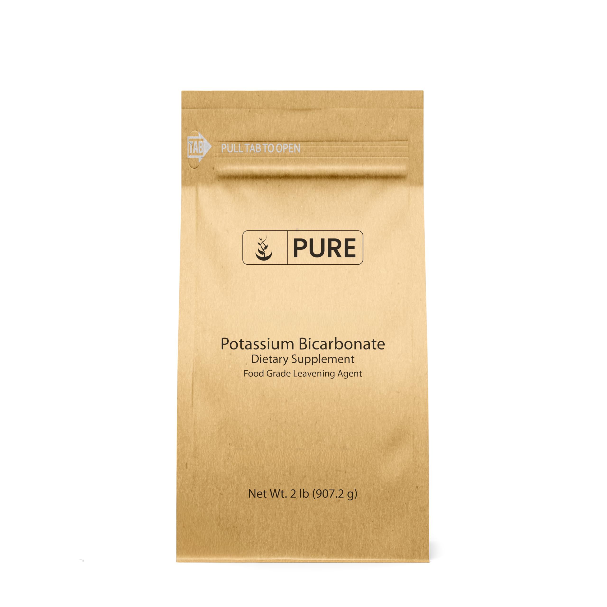 Potassium Bicarbonate ( 2 lb.), Natural, Highest Purity, Food Safe