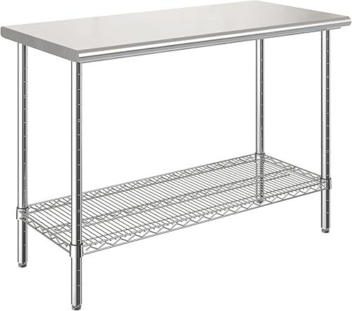 Miniatura 6 de Tabla de corte para carritos de cocina profesional de acero inoxidable de Sevilla Classics Acero Acero inoxidable S