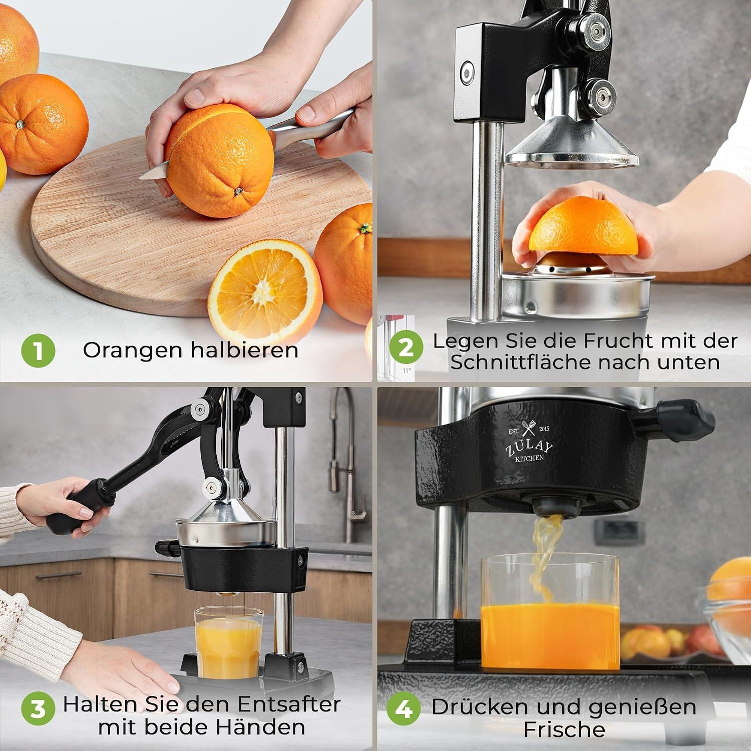 Elektrische Zitruspresse: So pressen Sie Orangen mühelos per Knopfdruck Elektrische Zitruspresse: So pressen Sie Orangen mühelos per Knopfdruck