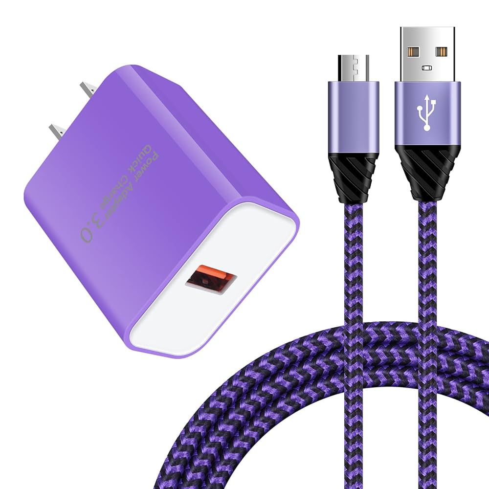 Amazon | ChrisPow アンドロイド充電器 マイクロusbケーブル