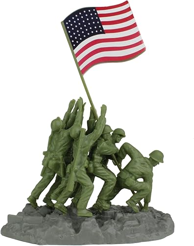 Miniatura 5 de BMC WW2 Iwo Jima Plastic Army Men - 32 figuras de soldado estadounidense y japonés