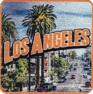 LOS ANGELES Iron On Printed Patch California