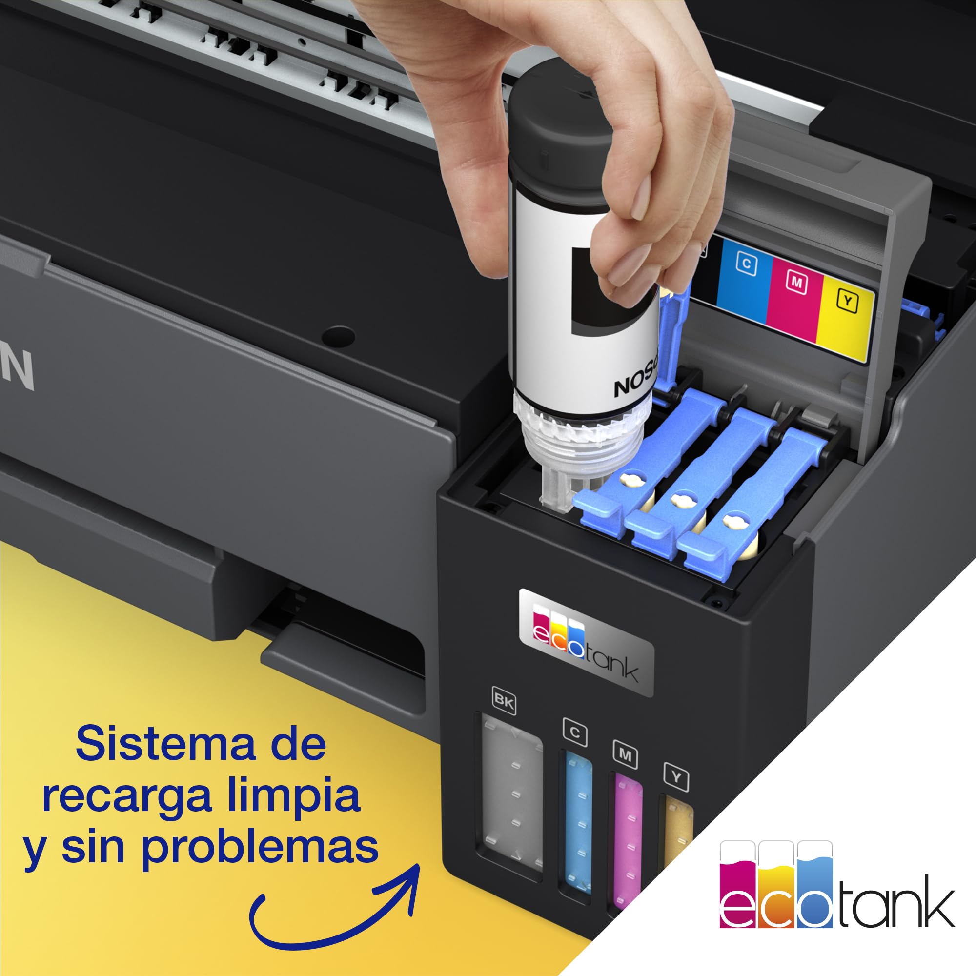 Epson EcoTank ET-14100 Impresora de Depósito de Tinta | para Hogar y Pequeña Oficina | con Tinta Negra Adicional | Wi-Fi | A3+ | Imprimir | Tinta Incluida para 3 Años