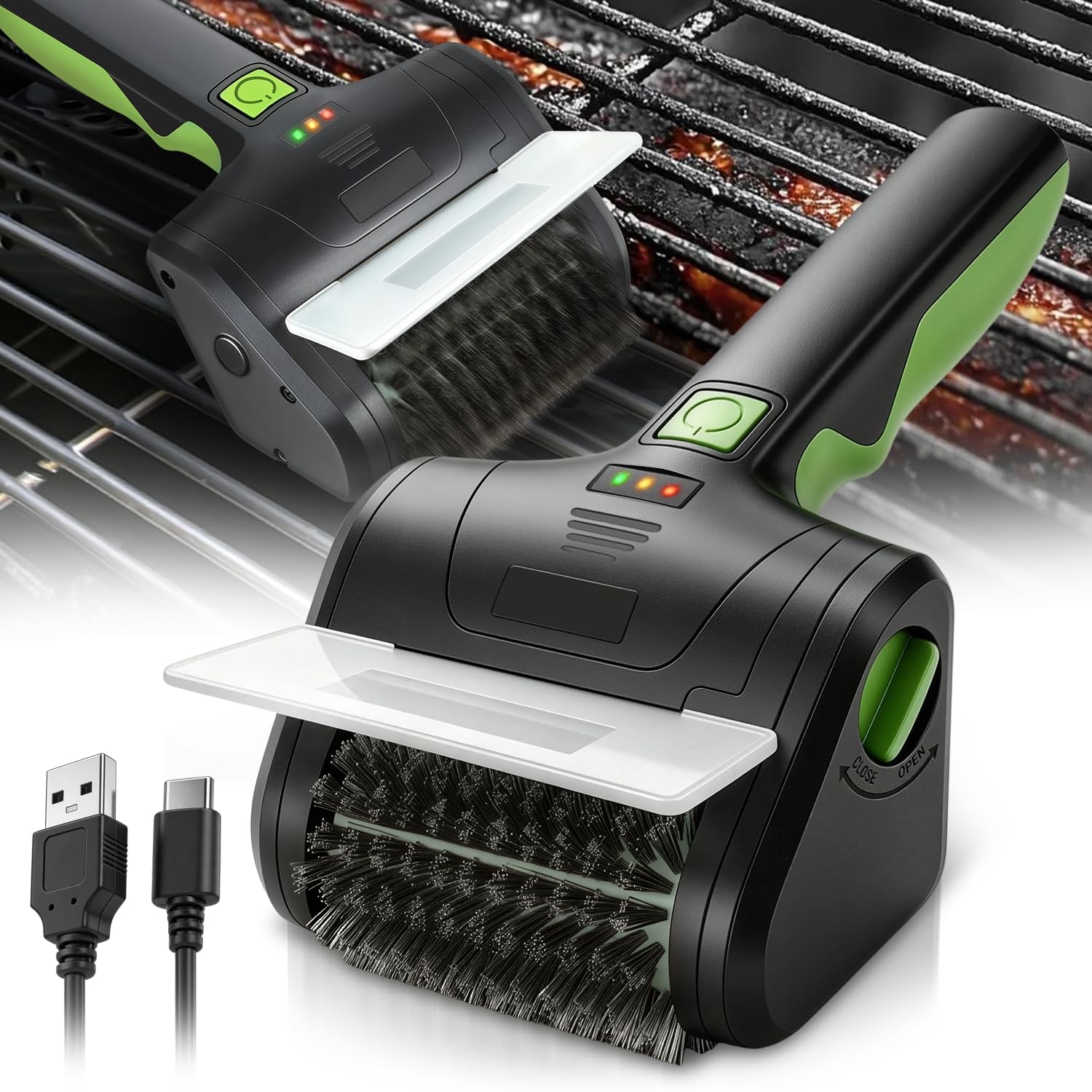 Auto Dynasty Cordless Electric Grill Brush