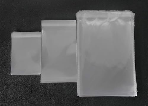 Miniatura 3 de Shapenty 3 tamaños de 3 x 4 pulgadas, 4 x 6 pulgadas, 6 x 8 pulgadas, bolsas de regalo de celofán resellables transparentes para galletas, joyas,