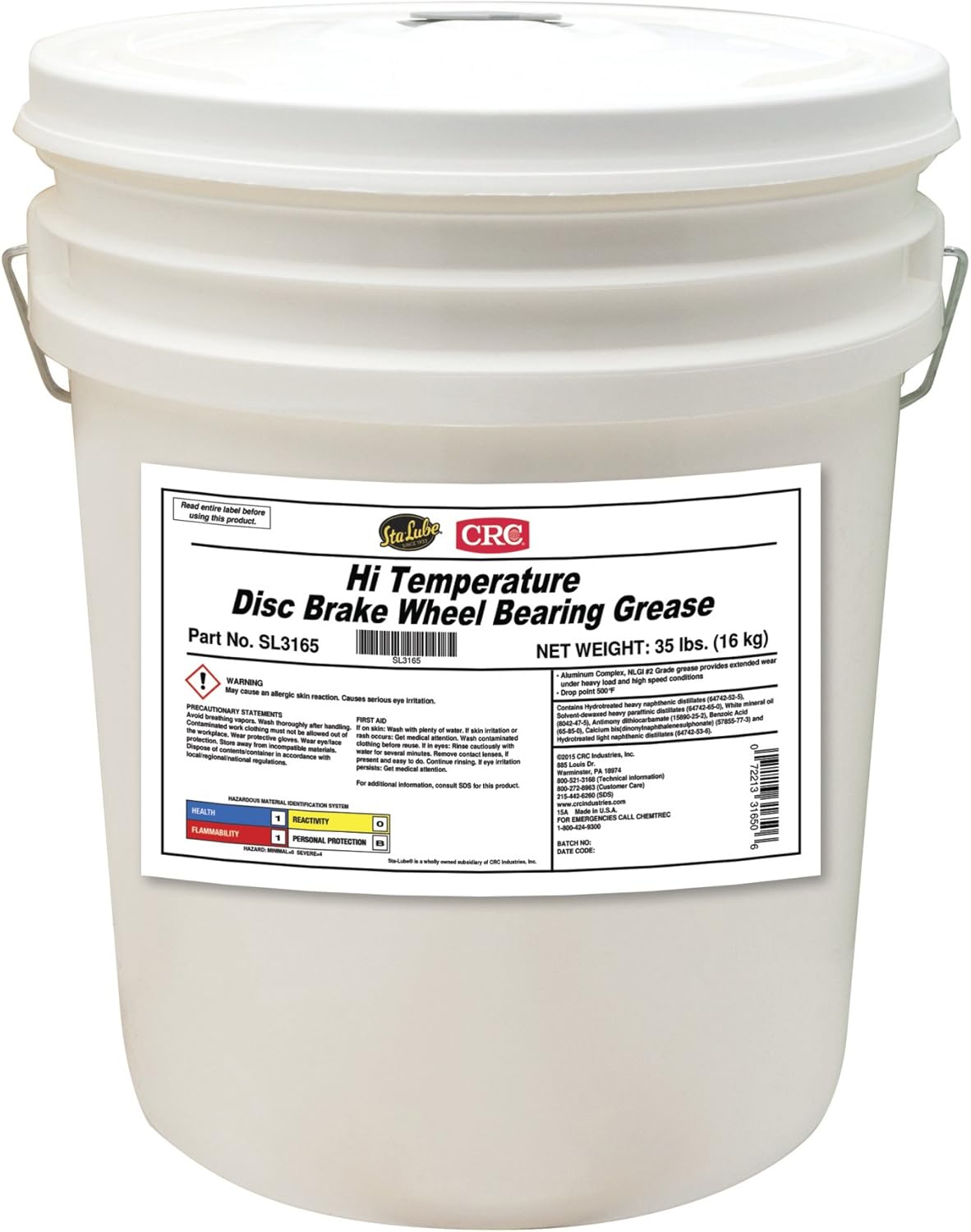 StaLube Hi Temperature Disc Brake Wheel Bearing Grease