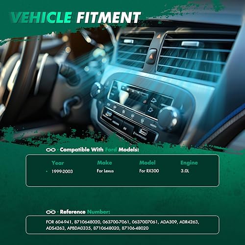 Vista 70 de SCITOO Reemplazo de actuador de puerta de mezcla de calentador HVAC para Ford F-150 2004-2008, para Ford para Lobo 2004-2008, para Lincoln para Mark