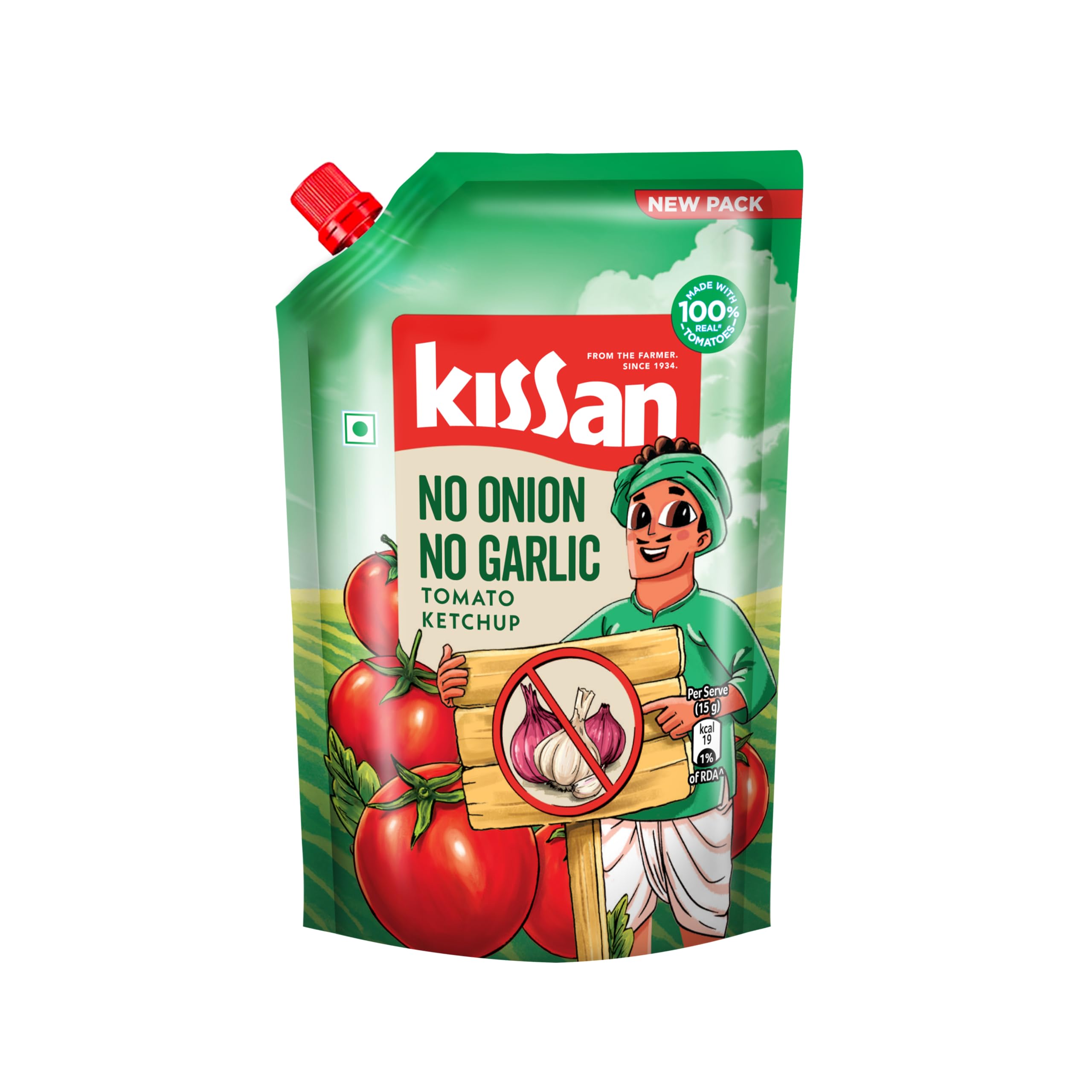 No-Onion No-Garlic Tomato Sauce, 850g / 900g / 950g (Weight May Vary)