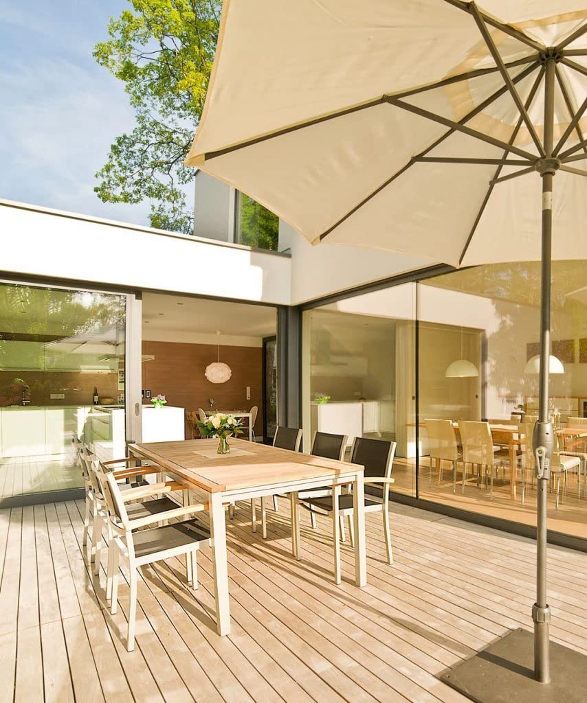Tablones de madera de teca BioMaderas®, 125 mm de ancho, 19 mm de grosor (100 cm de longitud)