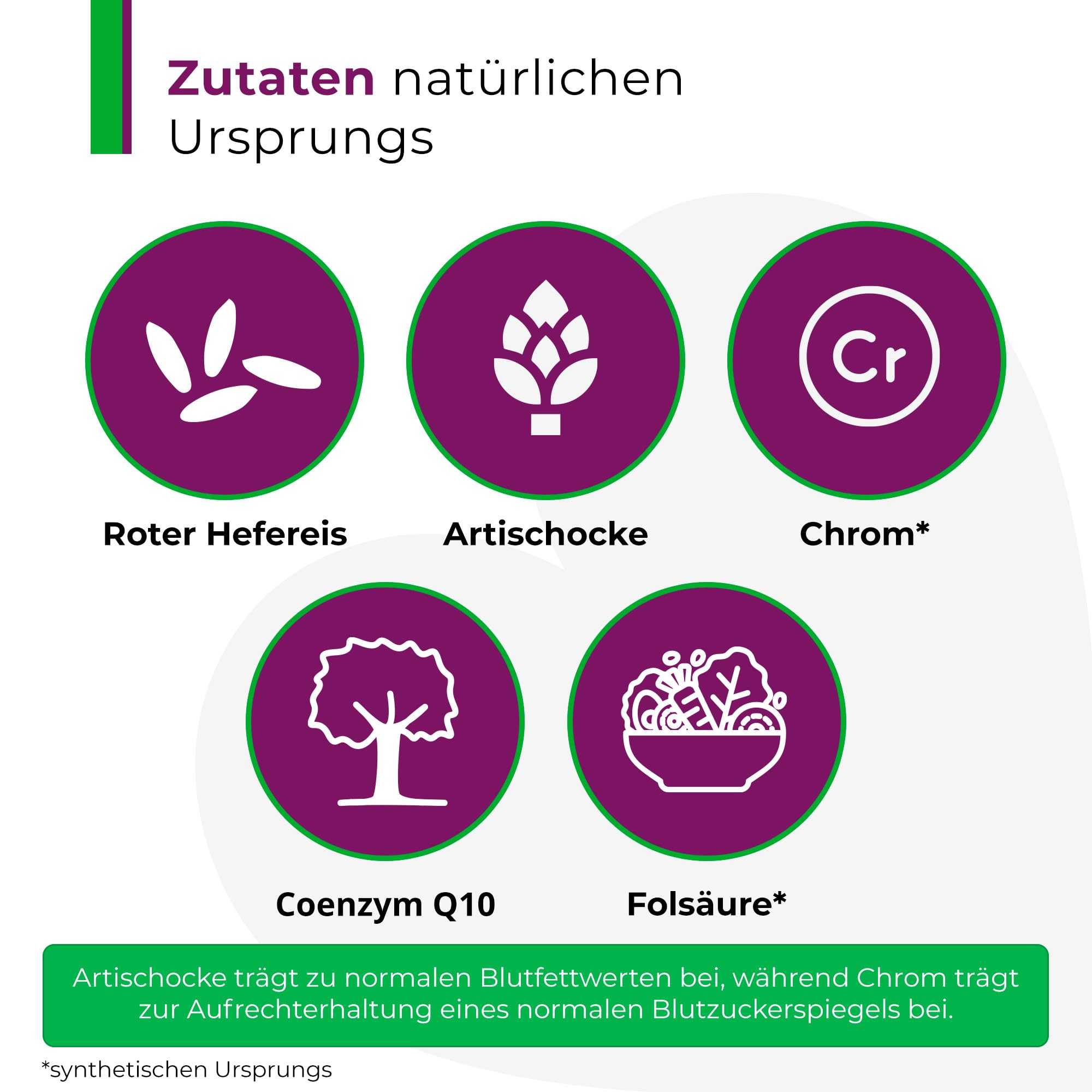ArmoLIPID® EXTRA - Nahrungsergänzungsmittel mit Artischocken-Extrakt, rotem Hefereis, Folsäure, Chrom, Coenzym Q10 und Astaxanthin - 60 Tabletten