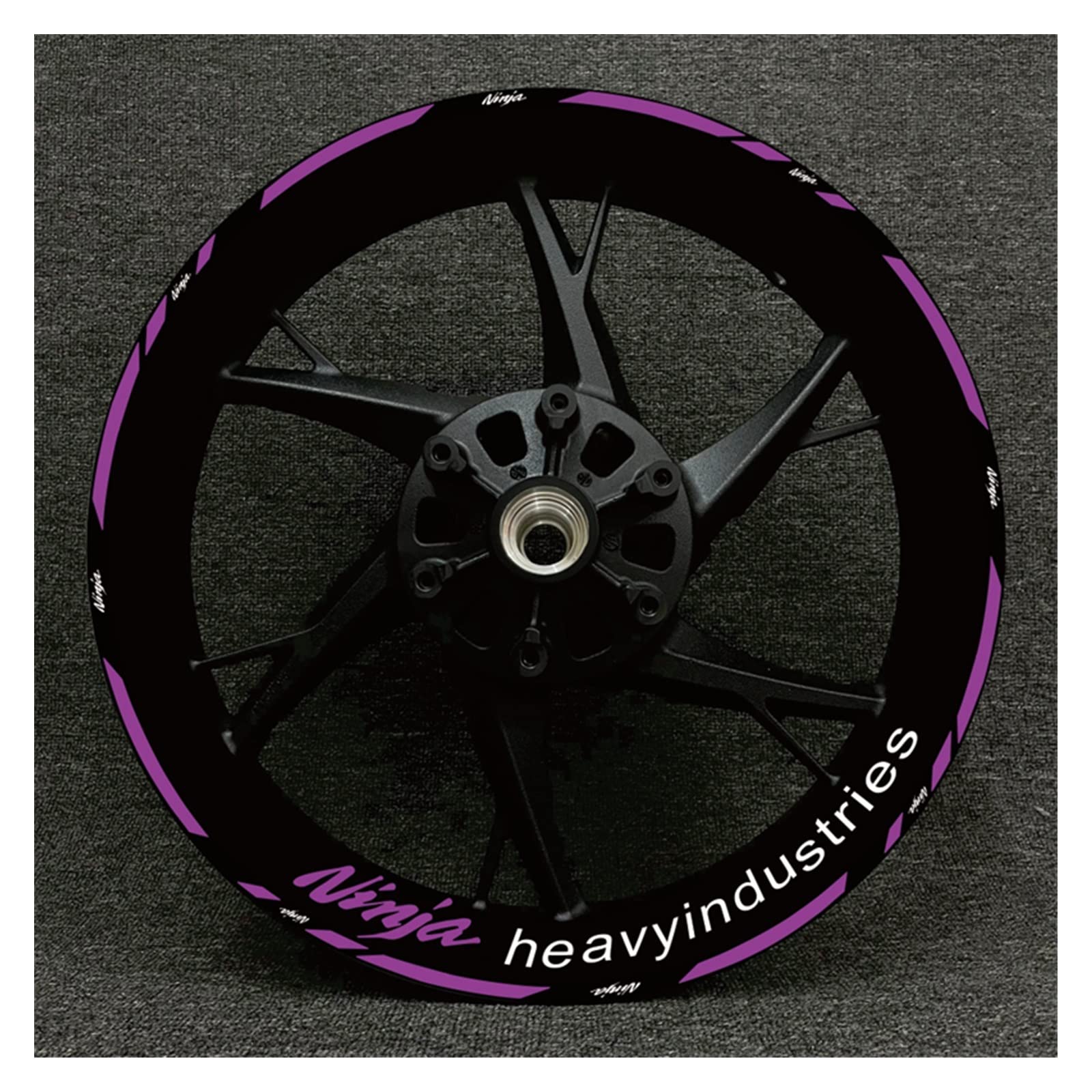 Autocollant pour jantes réfléchissant haute finition pour moyeu de moto Z1000 et Z800