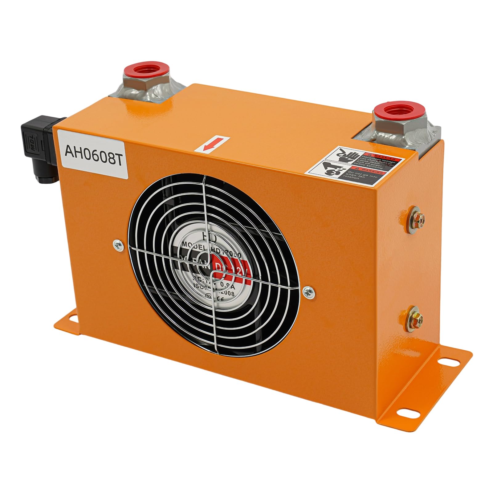 Hydrauliczna chłodnica powietrza AH0608T – 60 LPM 12 V DC chłodzenie powietrzem, chłodnica oleju, chłodzona powietrzem