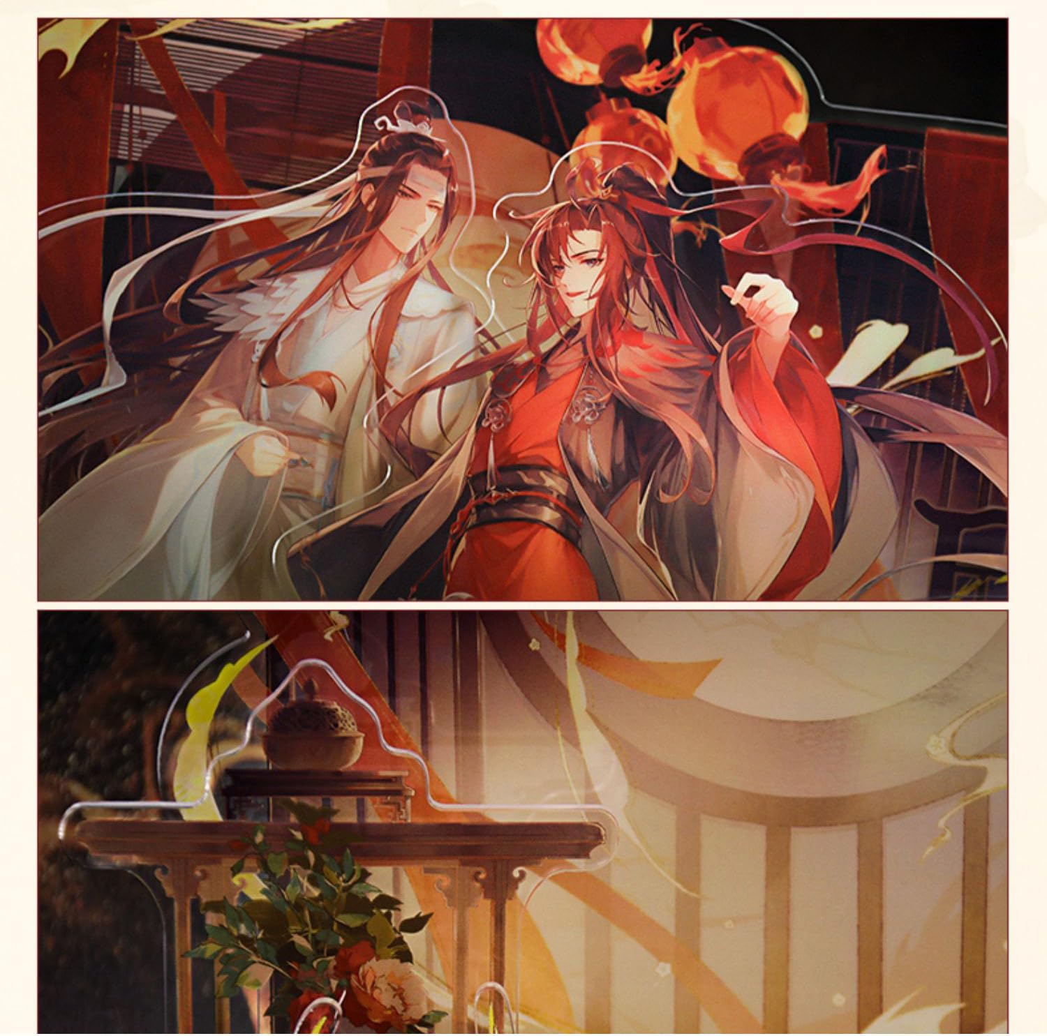 YJacuing Grandmaster of Demonic Cultivation: Mo Dao Zu Shi Acrylic Stand, Officially Licensed Collectible The Untamed Wei Wuxian LAN Wangji Figure (6th Anniversary)