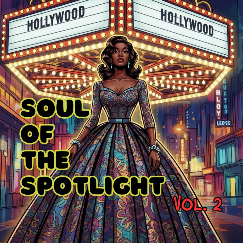 Soul of the Spotlight Vol. 2: Vintage 1950s Afro-American Glamour Coloring Book (Vintage Muses Collection : Timeless Eras, Classic Style, and Retro Elegance to Color)