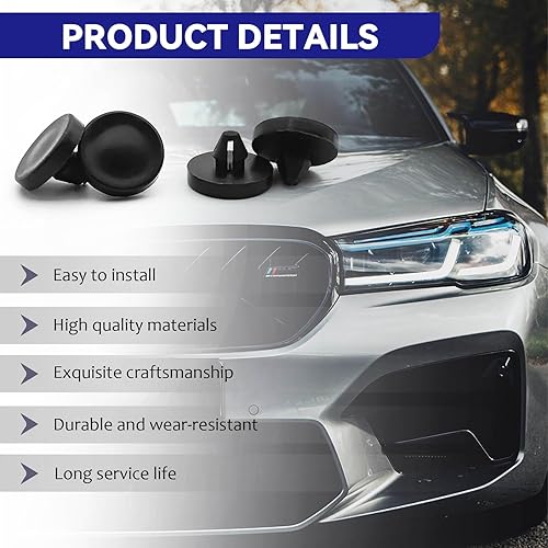 Miniatura 4 de NTNEV 4 tapones para interruptor de freno, tapón de pedal de embrague, tapón de interruptor de luz de freno de automóvil, almohadilla de interruptor