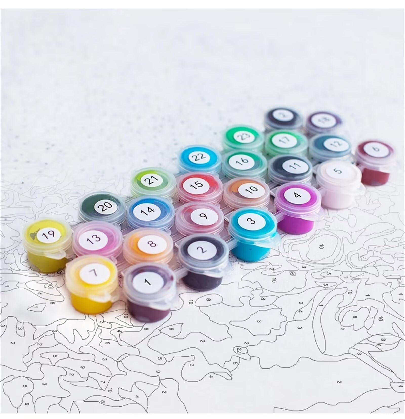 Heaen Dipingere con i Numeri per Adulti,Columpio playa junto mar DIY Paint by Numbers con Vernici e Pennelli per Adulti Principianti,Kit di Pittura Acrilica per Decora la casa Con Cornice 60x75cm