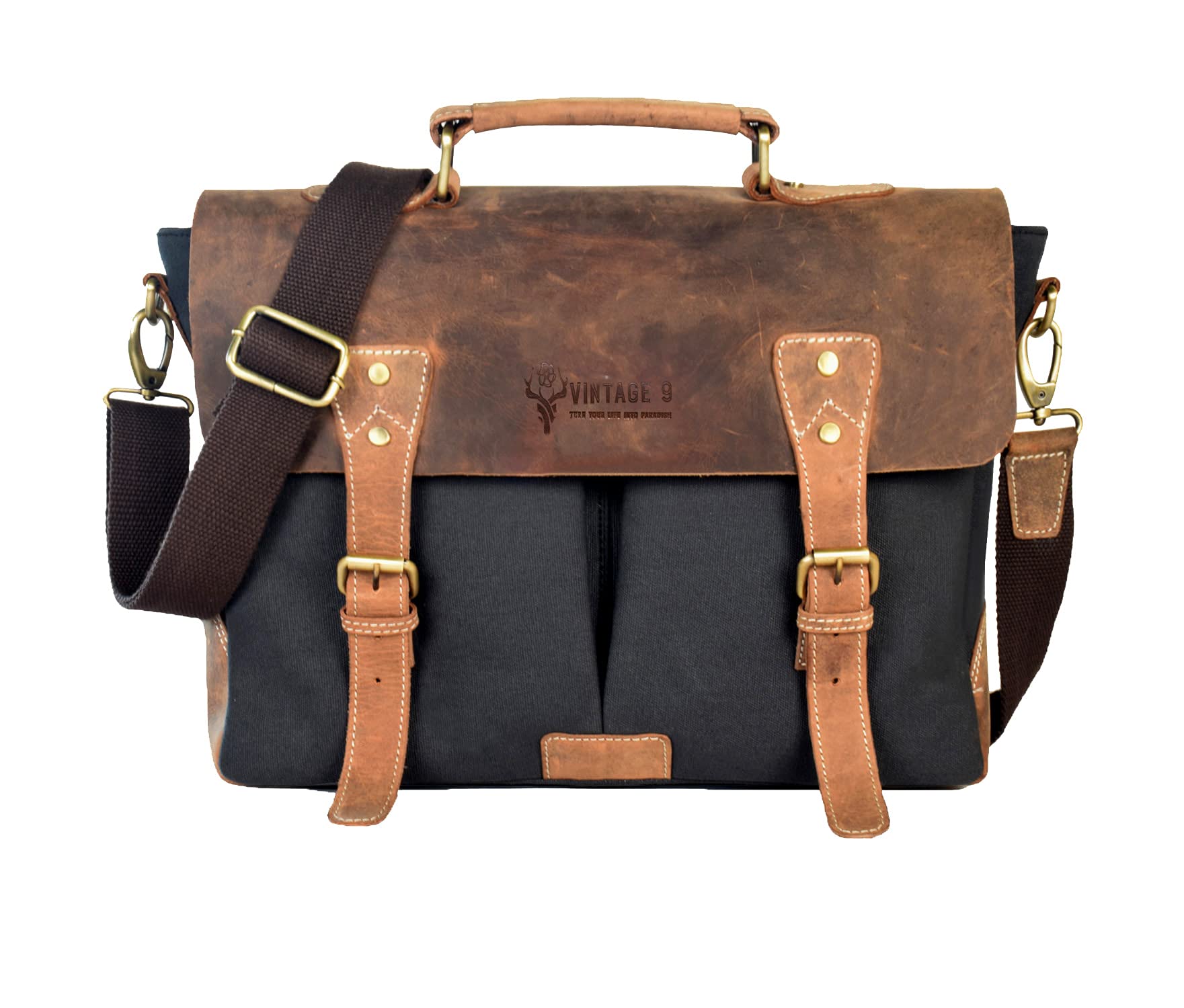See full amazon price history chart for VINTAGE9 Leather Canvas Laptop Bag - California (Dark Mom) VINTAGE9 Leather Canvas Laptop Bag - California (Dark Mom) (B098DMZ4B7) Amazon Price History, Amazon Price Tracker