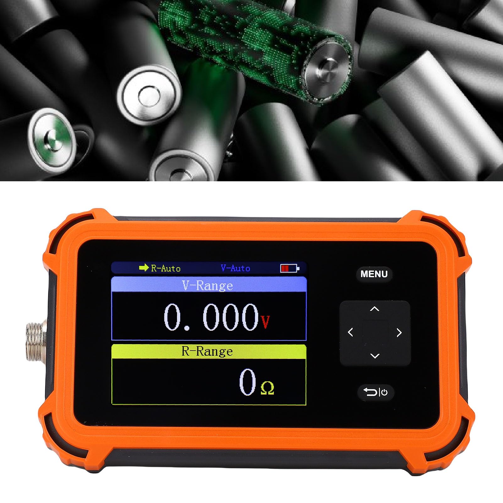 Tester Wewnętrznego Rezystora Napięcia Akumulatora Miernik Akumulatora Analizator Cyfrowy z Ekranem TFT 2,8 Cala 0–100 Ω 0–±110 V AC 1 KHz Kalibracja 4-przewodowa dla Samo