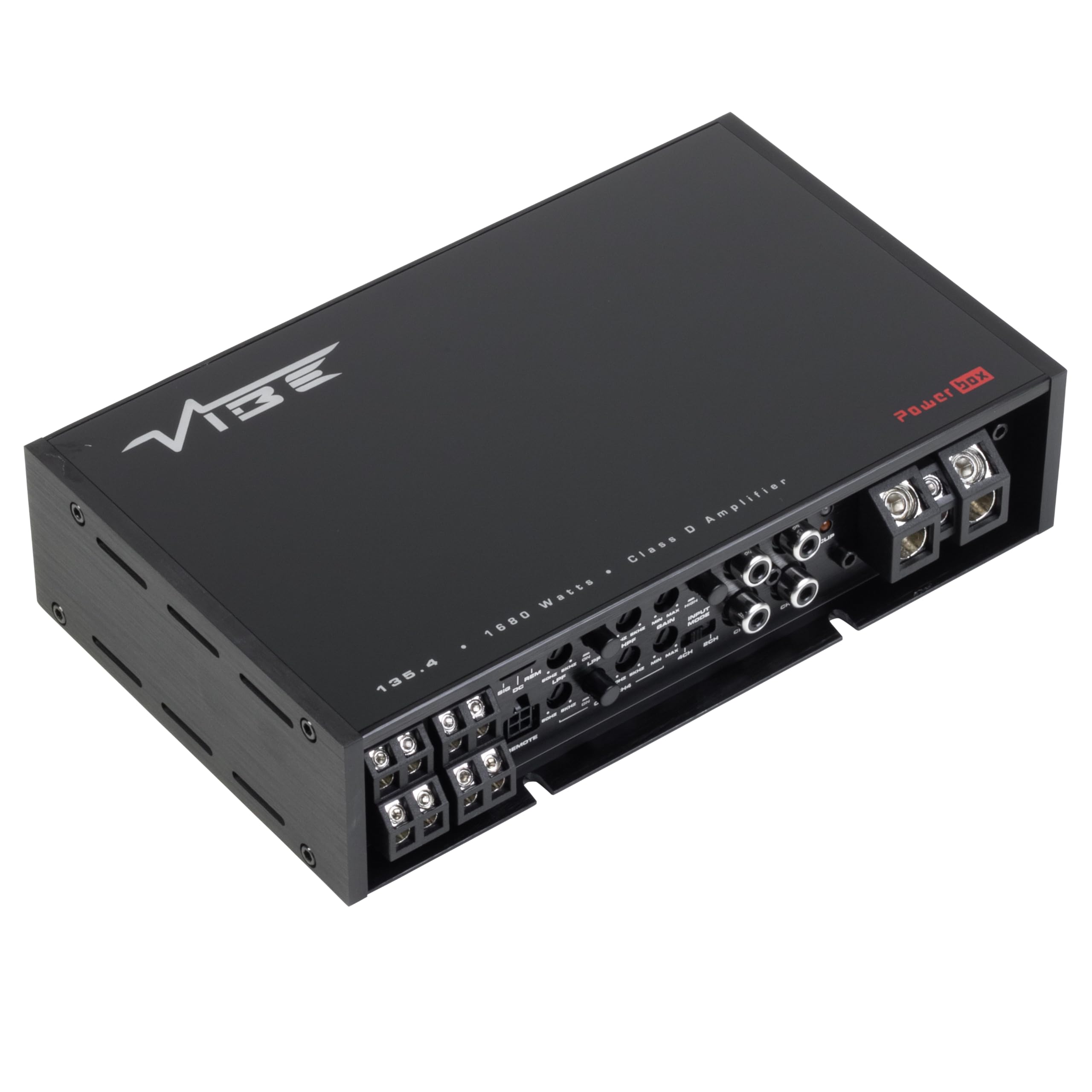 VIBE Audio PowerBox 135.4 4 Channel Compact Class D Car Amplifier 4x135W RMS OEM Integration High Level Input