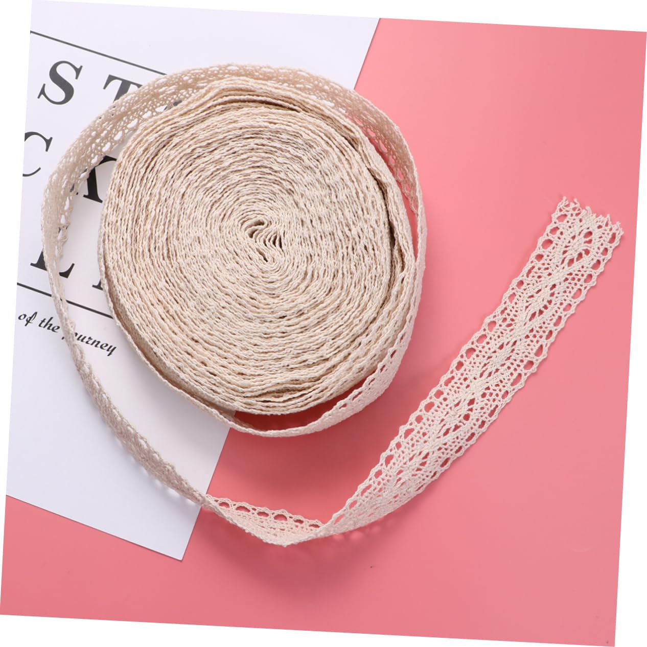 SHINEOFI 3piezas Cinta De Encaje De Algodón Para Accesorios De Moda Para Manualidades Diy y Decoración De Ropa Metros De Diseño Elegante y Duradero