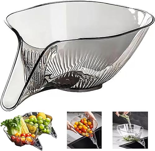 Miniatura 1 de JiaFamily Cesta de drenaje multifuncional colador versátil para cocina, perfecto para pasta, frutas y mucho más
