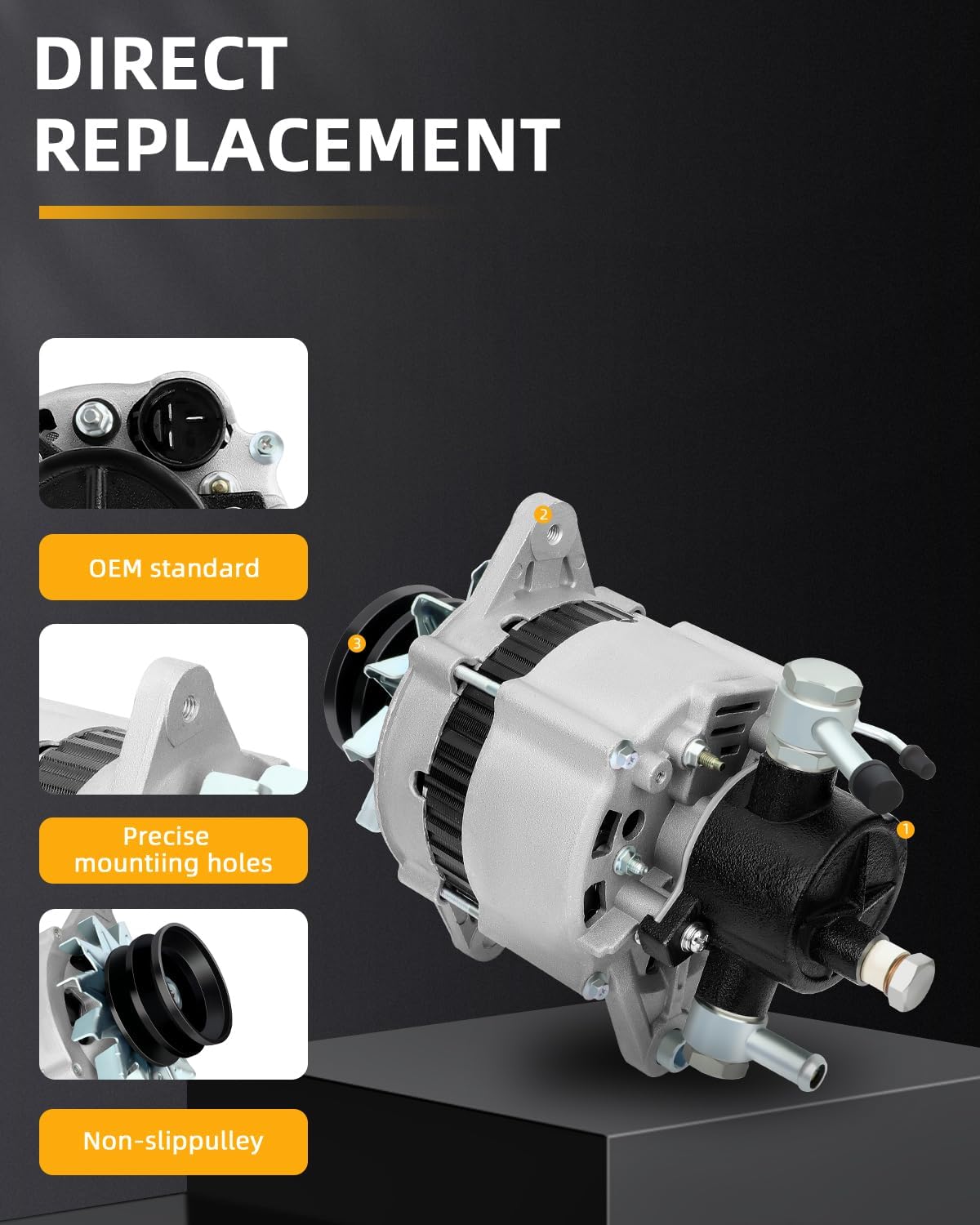 OCPTY alternator fit for 2001-2002 For Toyota Sequoia 2000-2002 For Toyota Tundra