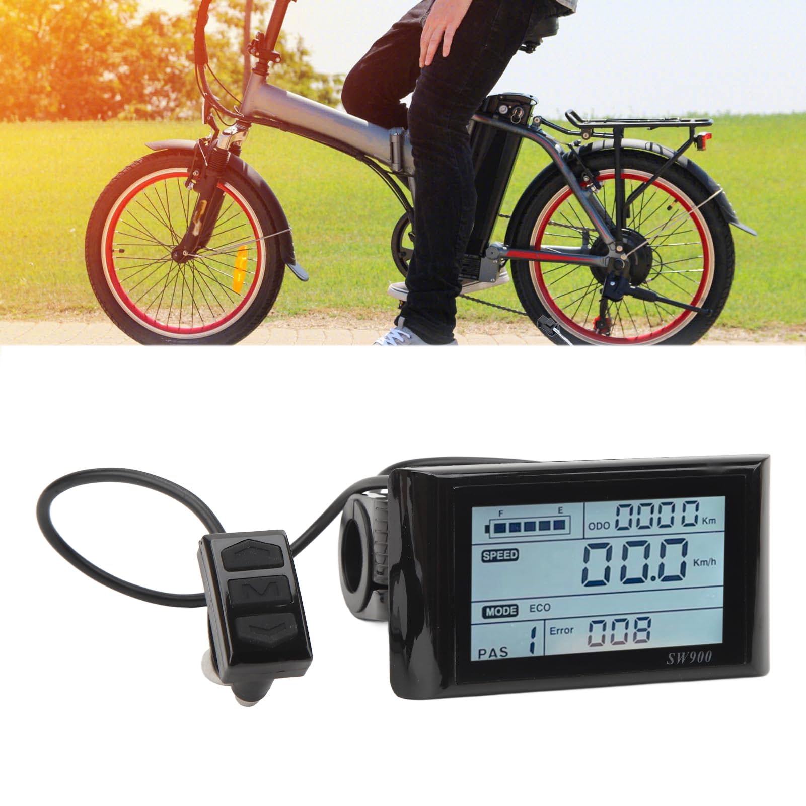 Amazon | 電動自転車LCDディスプレイパネルスクリーン、5ピン24V 36V