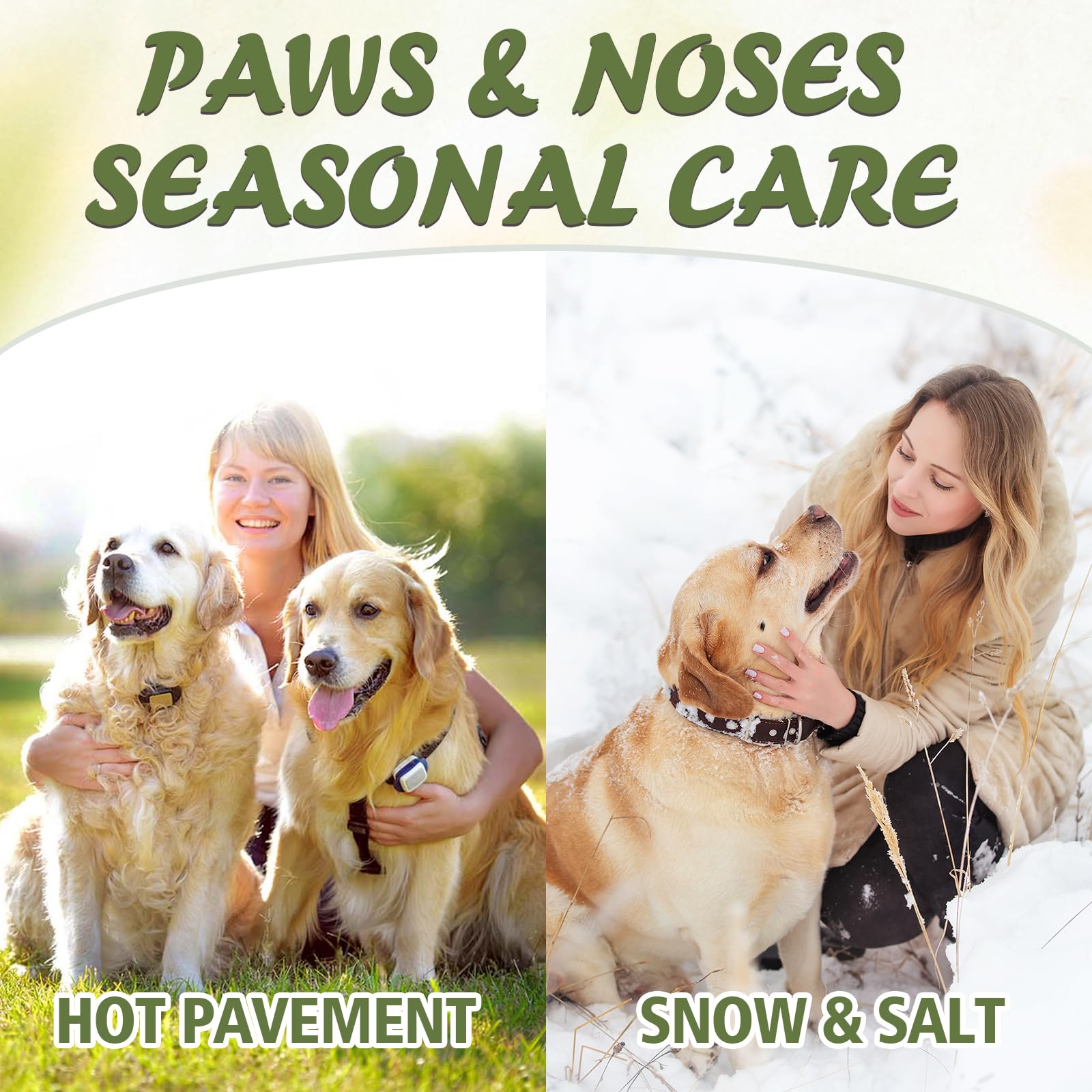 Dog Paw Balm, Paw Moisturizer for Dogs and Cats, Contains Coconut Oil, Nourishing and Moisturizing, Suitable for Dry, Cracked Paws and Noses, 60g - image 5