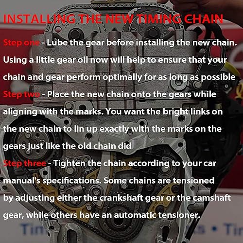 Miniatura 6 de Kit de cadena de distribución Ecotec 2.4 12680750 para 2010-2015 Chevy Equinox, GMC Terrain, Buick Verano, Pontiac, Saab, Saturn 2.0 2.2 2.4L.