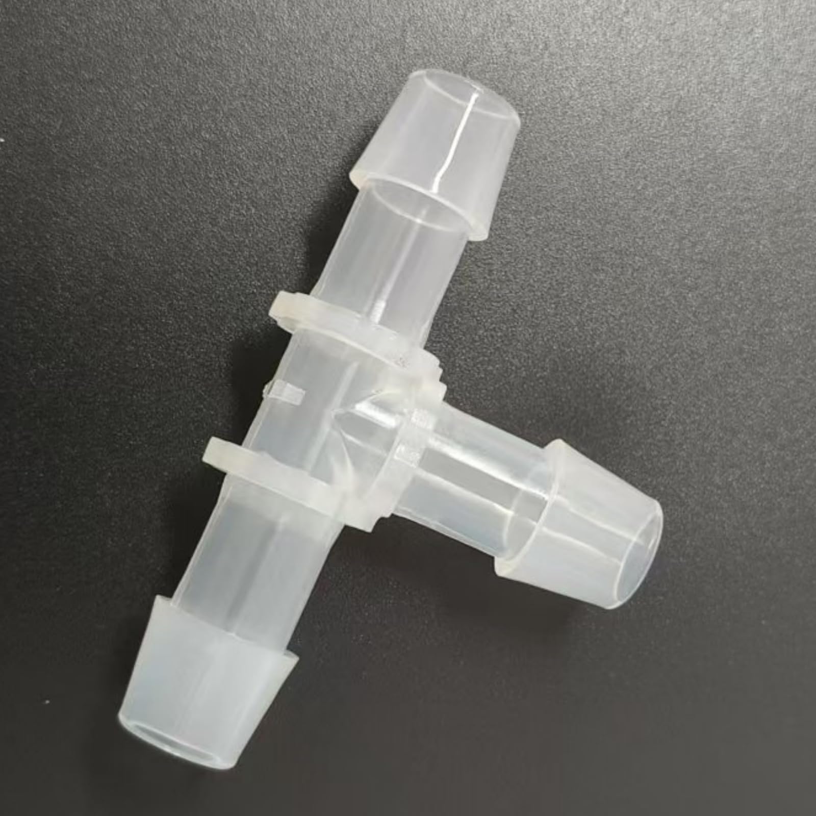 Equal - Manguera de púas en forma T 3 vías, paquete 25 for acuario, maquinaria alimentos laboratorio(12.7mm 1/2inch Cir)